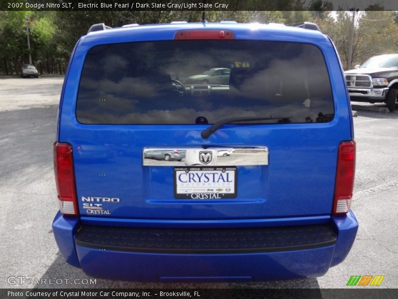 Electric Blue Pearl / Dark Slate Gray/Light Slate Gray 2007 Dodge Nitro SLT