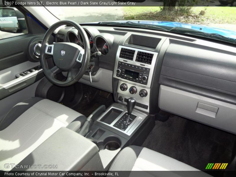 Electric Blue Pearl / Dark Slate Gray/Light Slate Gray 2007 Dodge Nitro SLT