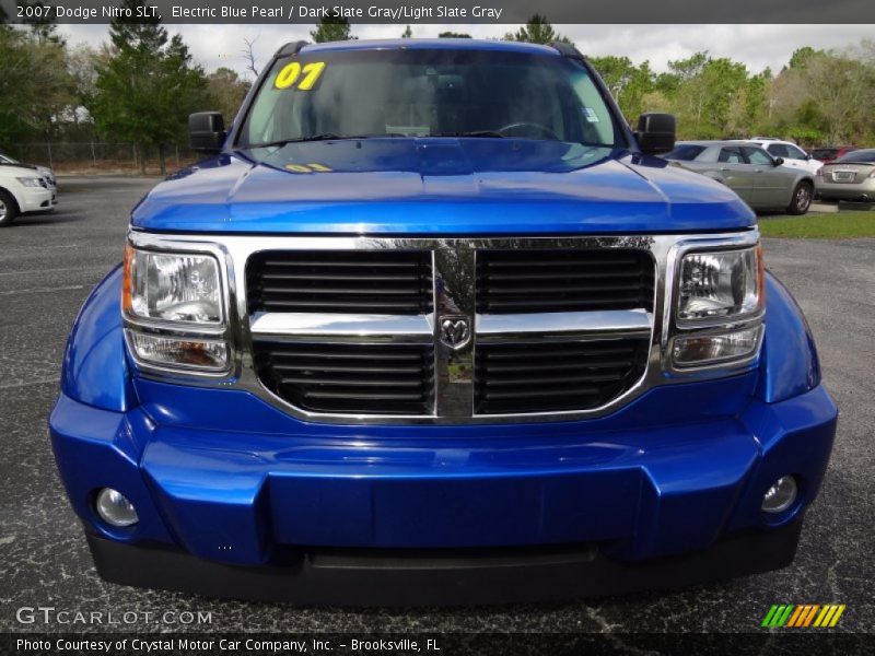 Electric Blue Pearl / Dark Slate Gray/Light Slate Gray 2007 Dodge Nitro SLT