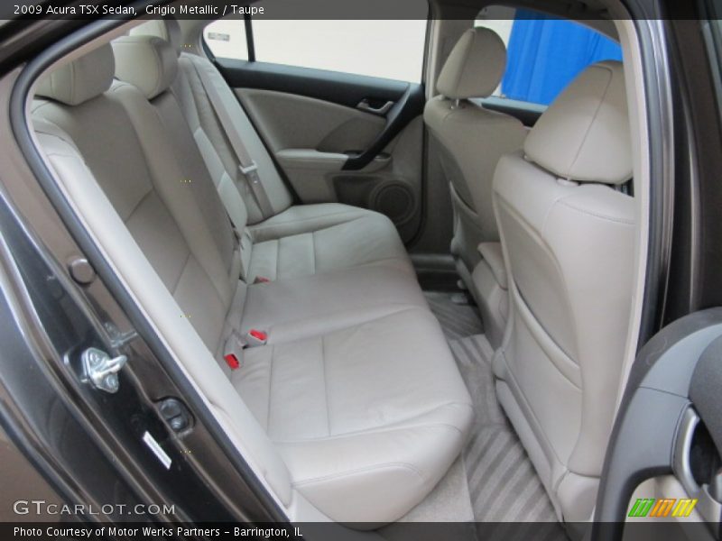 Grigio Metallic / Taupe 2009 Acura TSX Sedan