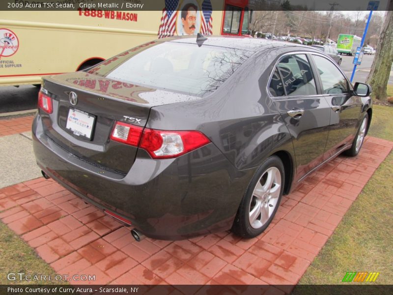 Grigio Metallic / Ebony 2009 Acura TSX Sedan