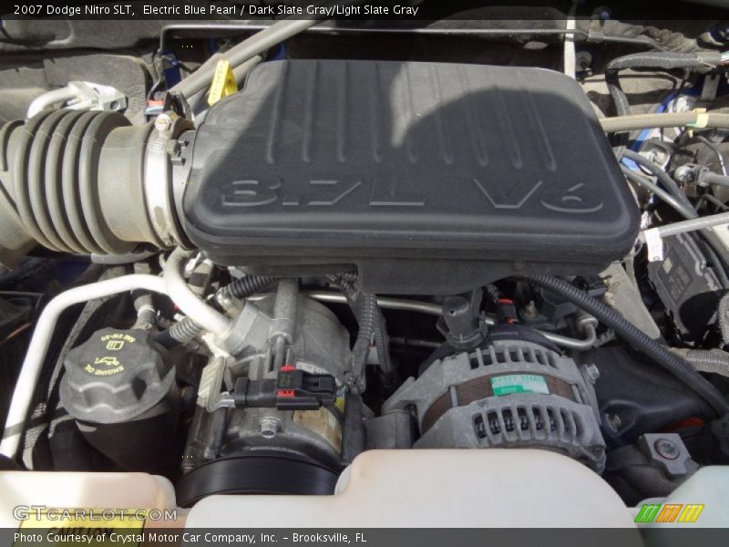 Electric Blue Pearl / Dark Slate Gray/Light Slate Gray 2007 Dodge Nitro SLT