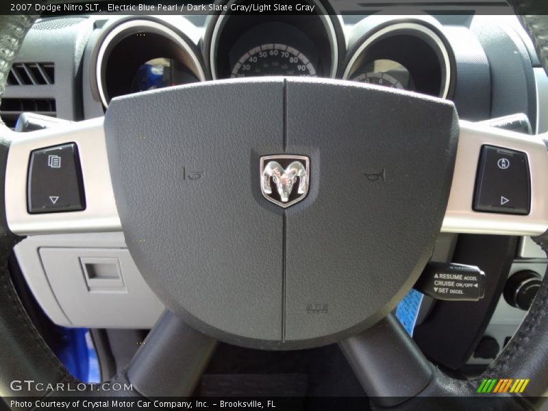 Electric Blue Pearl / Dark Slate Gray/Light Slate Gray 2007 Dodge Nitro SLT