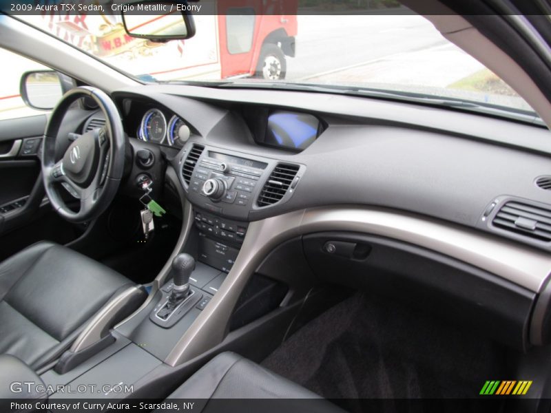 Grigio Metallic / Ebony 2009 Acura TSX Sedan