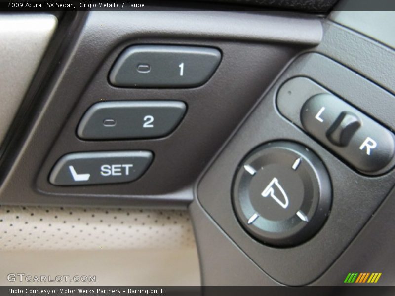 Grigio Metallic / Taupe 2009 Acura TSX Sedan