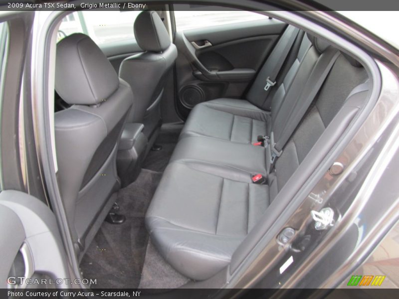 Grigio Metallic / Ebony 2009 Acura TSX Sedan