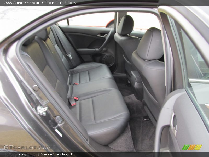 Grigio Metallic / Ebony 2009 Acura TSX Sedan