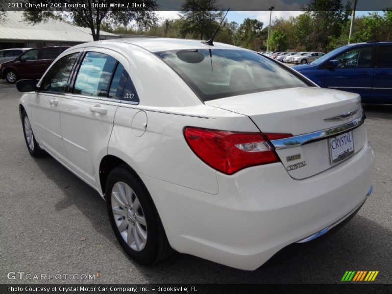 Bright White / Black 2011 Chrysler 200 Touring