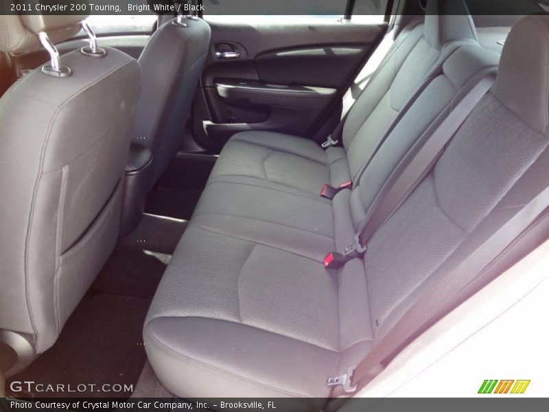 Bright White / Black 2011 Chrysler 200 Touring