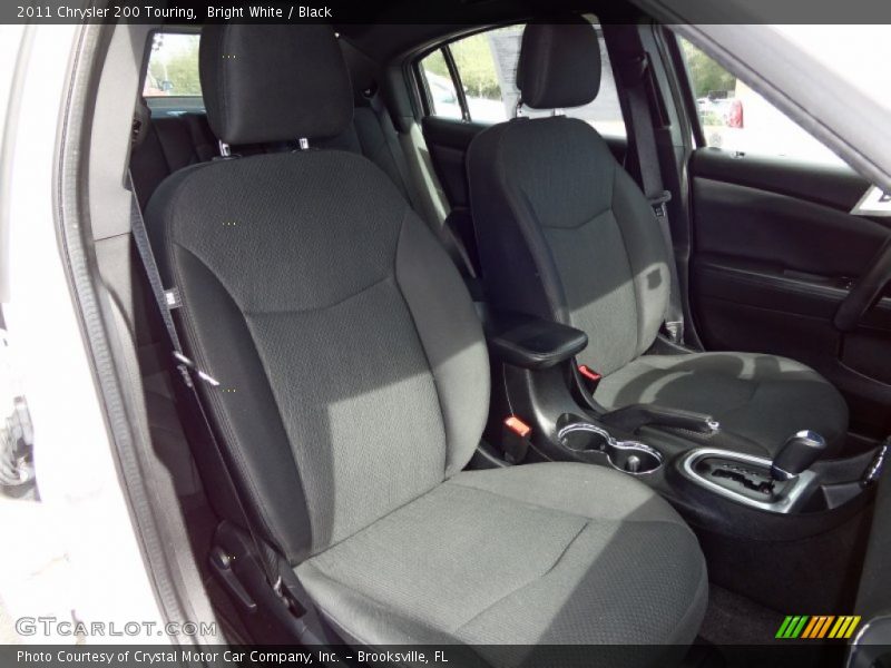 Bright White / Black 2011 Chrysler 200 Touring