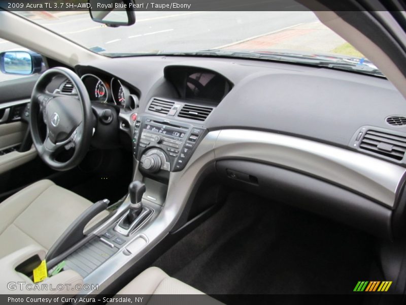 Royal Blue Pearl / Taupe/Ebony 2009 Acura TL 3.7 SH-AWD