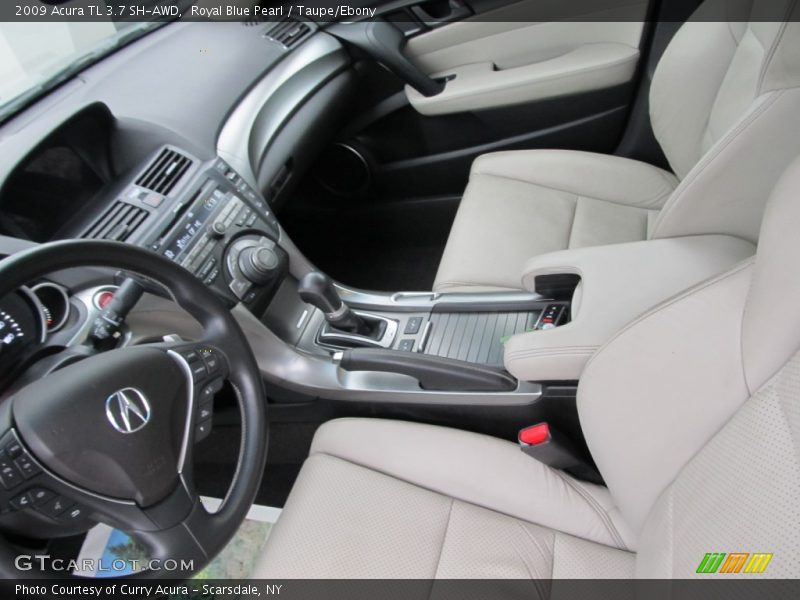 Royal Blue Pearl / Taupe/Ebony 2009 Acura TL 3.7 SH-AWD