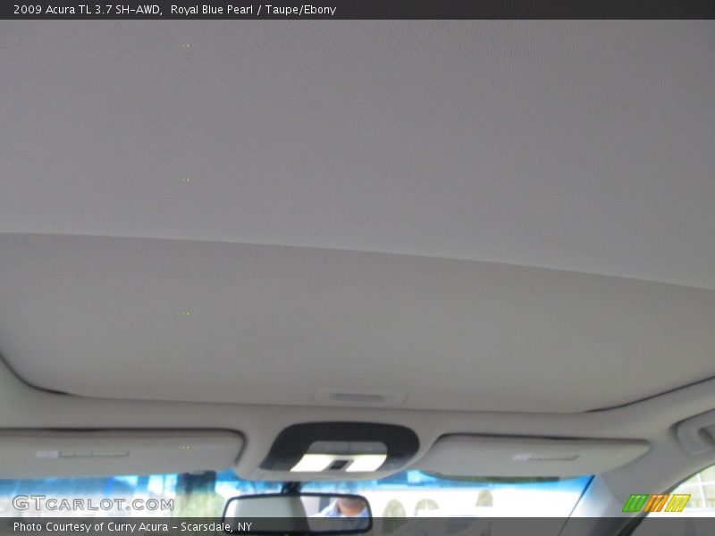 Royal Blue Pearl / Taupe/Ebony 2009 Acura TL 3.7 SH-AWD