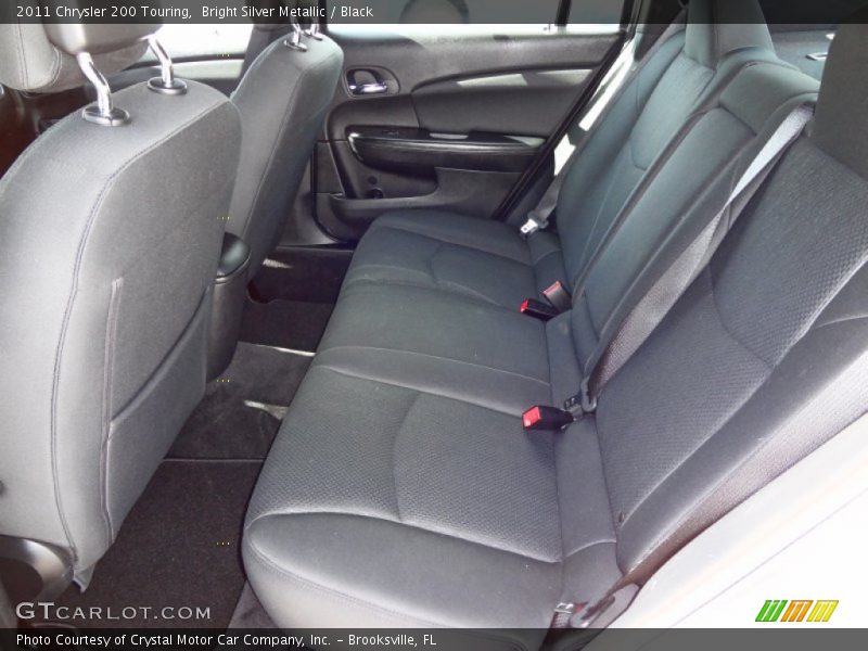 Bright Silver Metallic / Black 2011 Chrysler 200 Touring