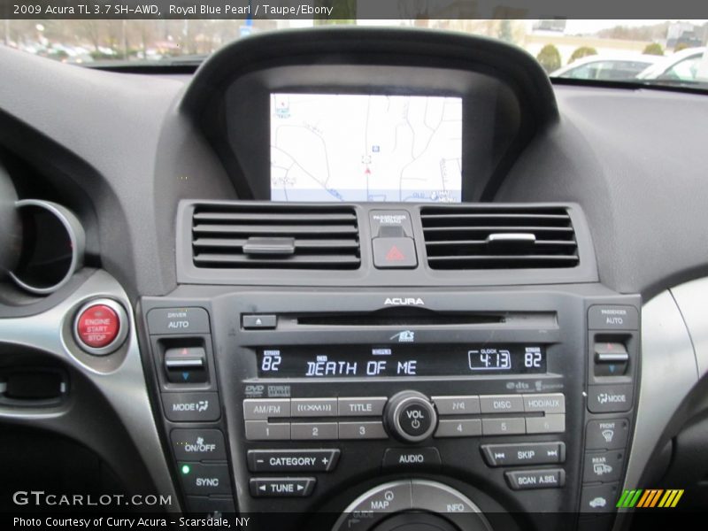 Royal Blue Pearl / Taupe/Ebony 2009 Acura TL 3.7 SH-AWD