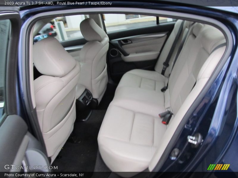 Royal Blue Pearl / Taupe/Ebony 2009 Acura TL 3.7 SH-AWD