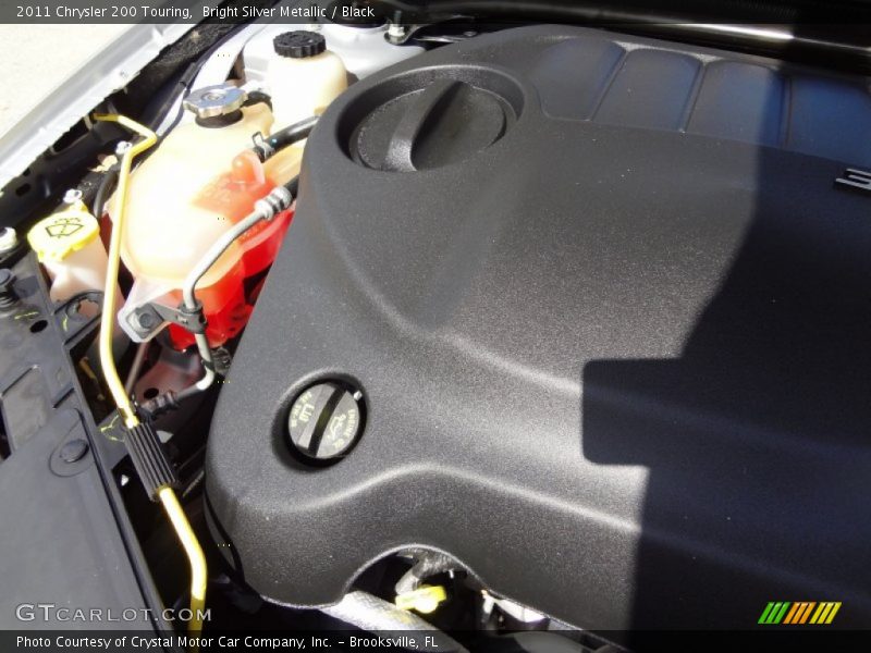 Bright Silver Metallic / Black 2011 Chrysler 200 Touring