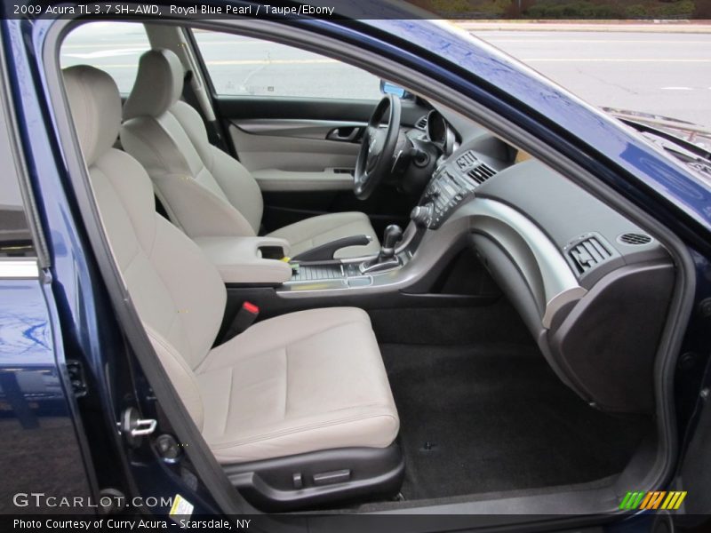 Royal Blue Pearl / Taupe/Ebony 2009 Acura TL 3.7 SH-AWD