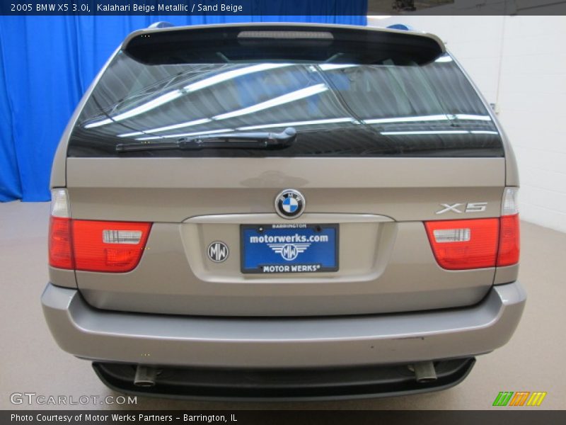 Kalahari Beige Metallic / Sand Beige 2005 BMW X5 3.0i
