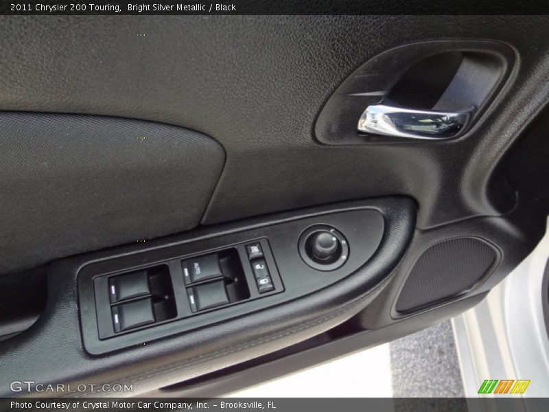 Bright Silver Metallic / Black 2011 Chrysler 200 Touring