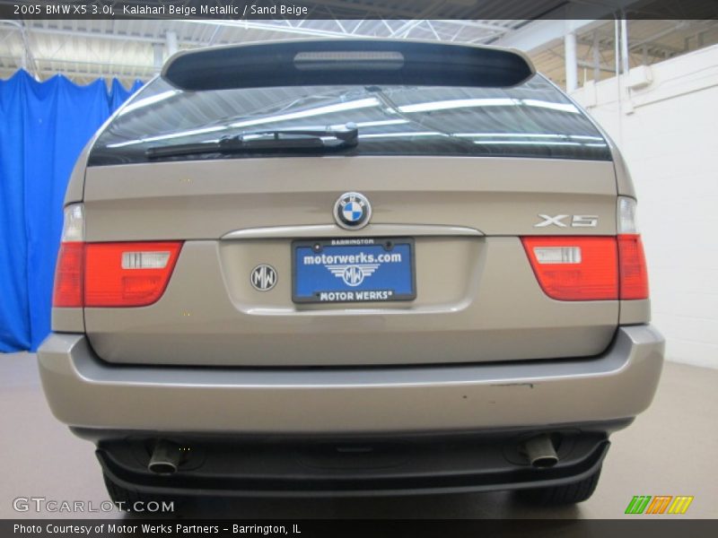 Kalahari Beige Metallic / Sand Beige 2005 BMW X5 3.0i