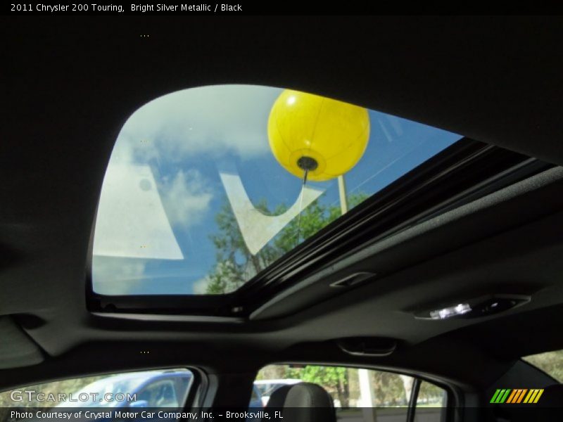 Bright Silver Metallic / Black 2011 Chrysler 200 Touring