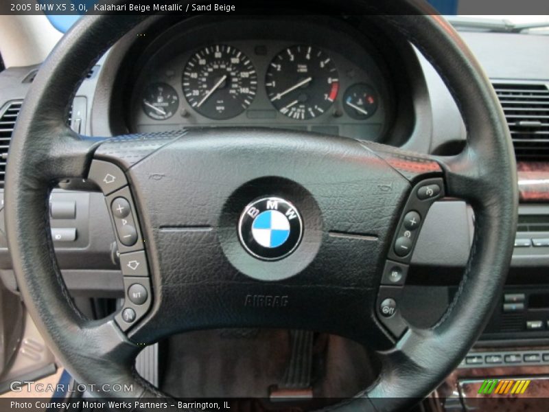 Kalahari Beige Metallic / Sand Beige 2005 BMW X5 3.0i
