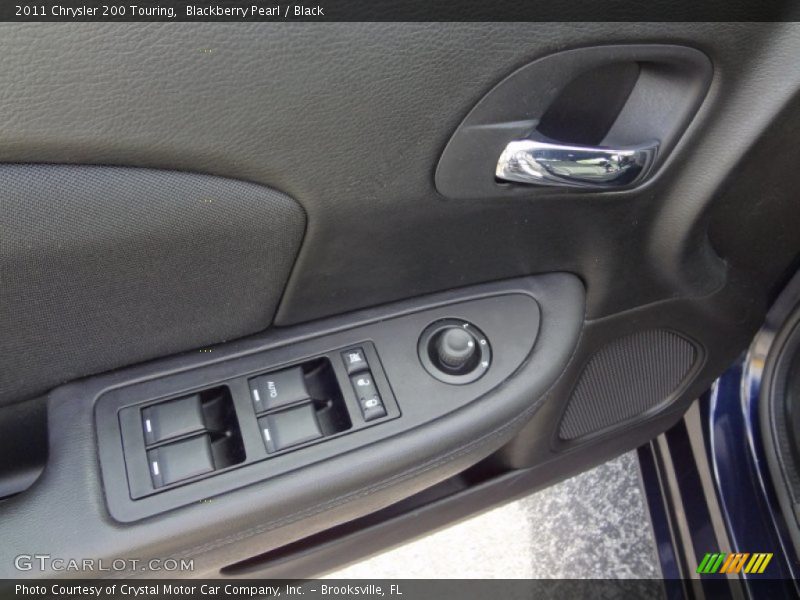 Blackberry Pearl / Black 2011 Chrysler 200 Touring