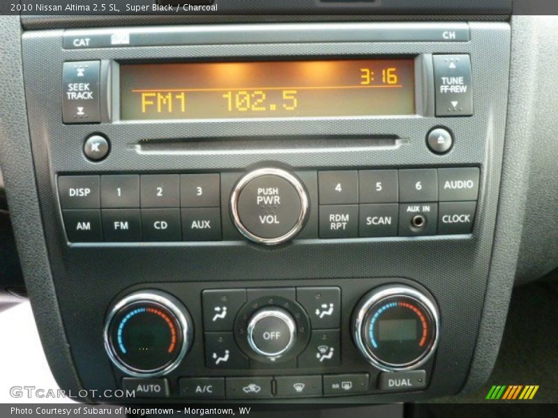 Super Black / Charcoal 2010 Nissan Altima 2.5 SL