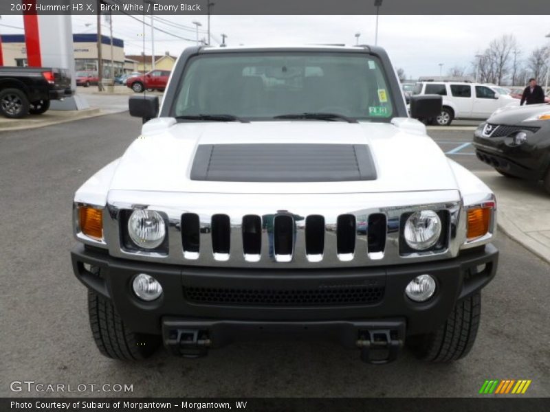 Birch White / Ebony Black 2007 Hummer H3 X