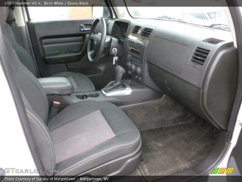 Birch White / Ebony Black 2007 Hummer H3 X