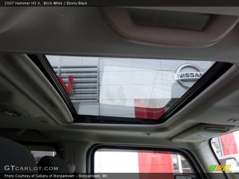 Birch White / Ebony Black 2007 Hummer H3 X