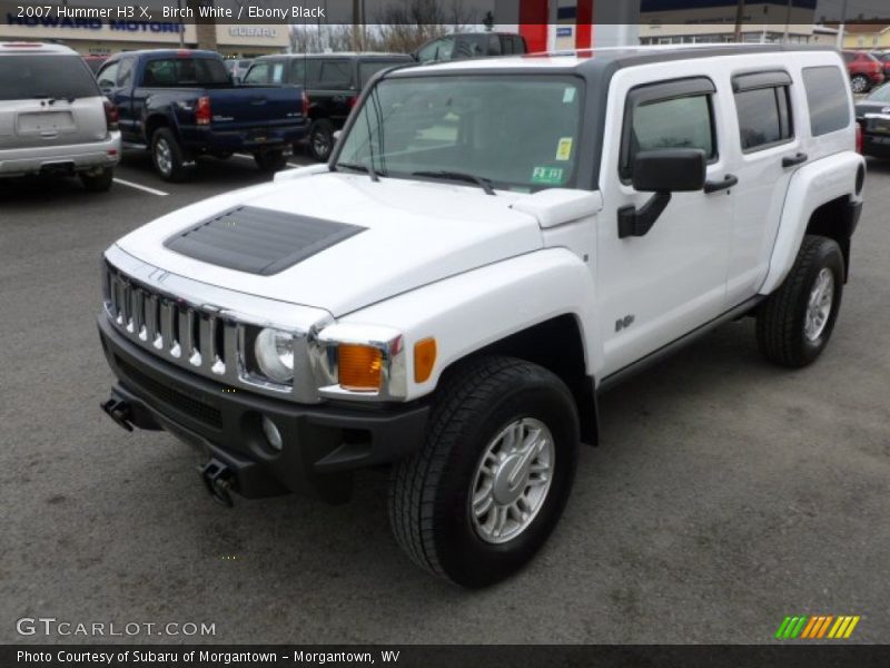 Birch White / Ebony Black 2007 Hummer H3 X