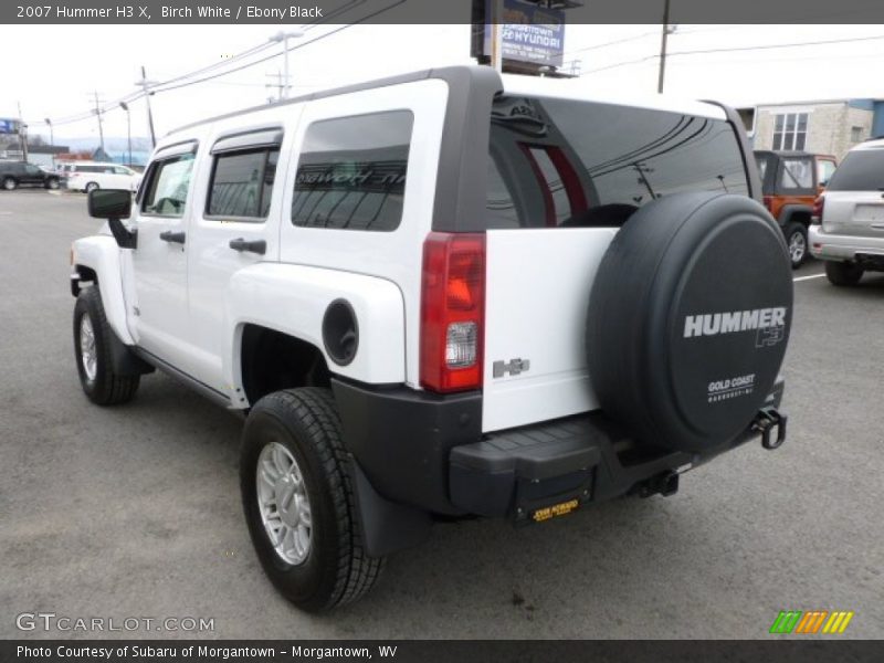 Birch White / Ebony Black 2007 Hummer H3 X