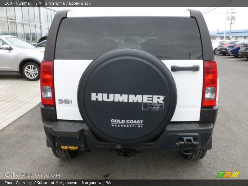 Birch White / Ebony Black 2007 Hummer H3 X