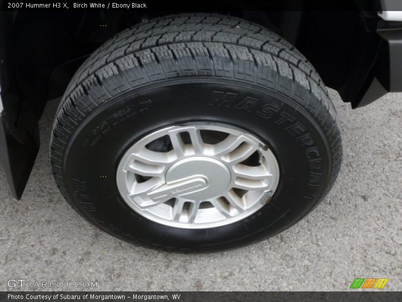 Birch White / Ebony Black 2007 Hummer H3 X