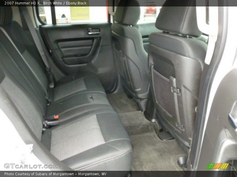 Birch White / Ebony Black 2007 Hummer H3 X