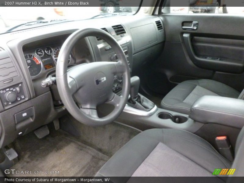 Birch White / Ebony Black 2007 Hummer H3 X