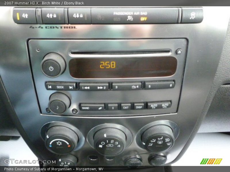 Birch White / Ebony Black 2007 Hummer H3 X