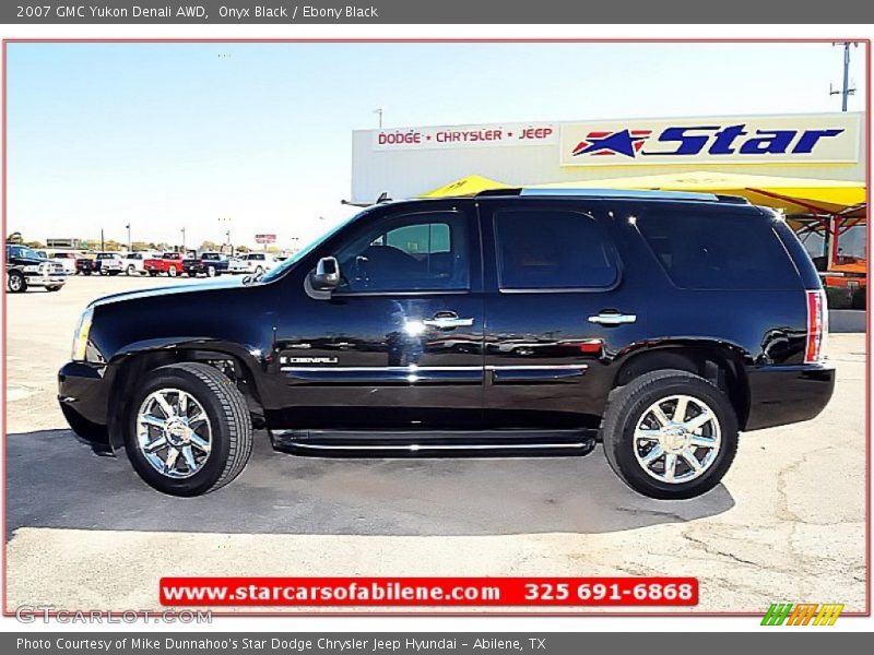 Onyx Black / Ebony Black 2007 GMC Yukon Denali AWD
