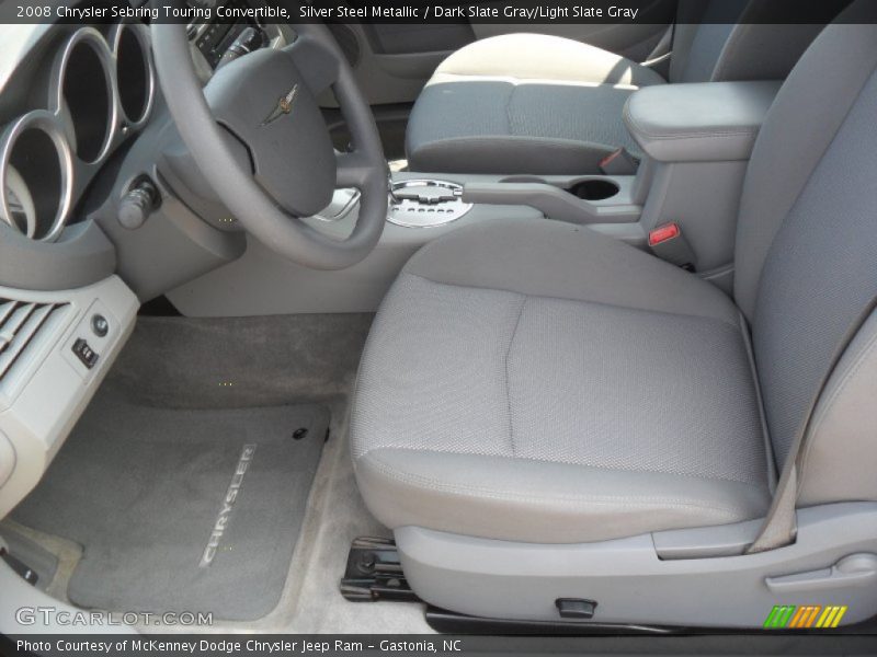Silver Steel Metallic / Dark Slate Gray/Light Slate Gray 2008 Chrysler Sebring Touring Convertible