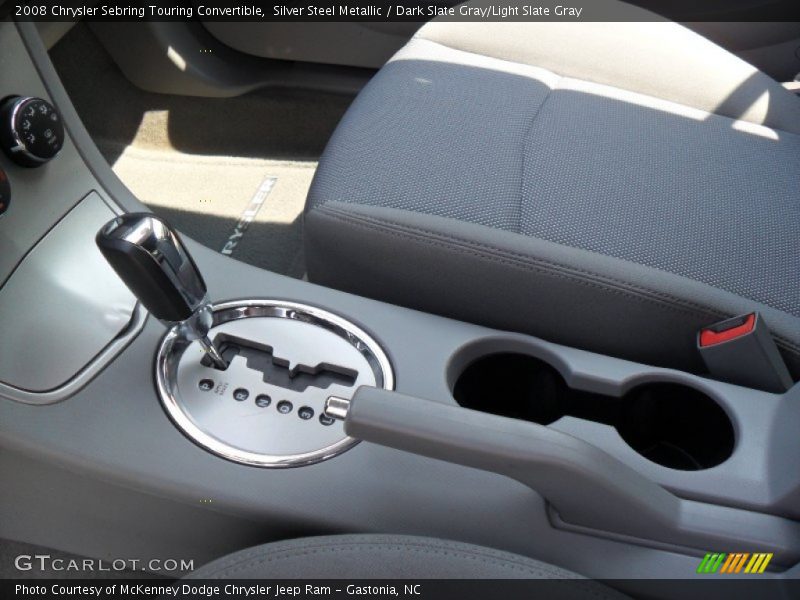 Silver Steel Metallic / Dark Slate Gray/Light Slate Gray 2008 Chrysler Sebring Touring Convertible
