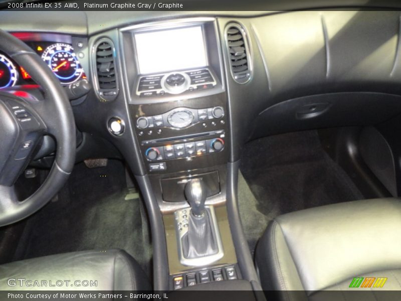 Platinum Graphite Gray / Graphite 2008 Infiniti EX 35 AWD