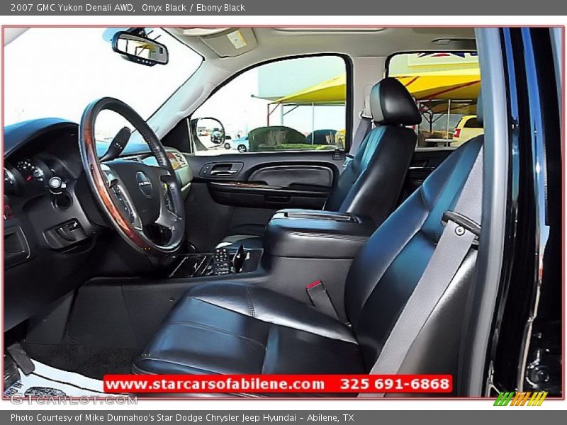 Onyx Black / Ebony Black 2007 GMC Yukon Denali AWD