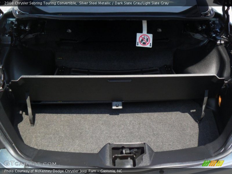 Silver Steel Metallic / Dark Slate Gray/Light Slate Gray 2008 Chrysler Sebring Touring Convertible
