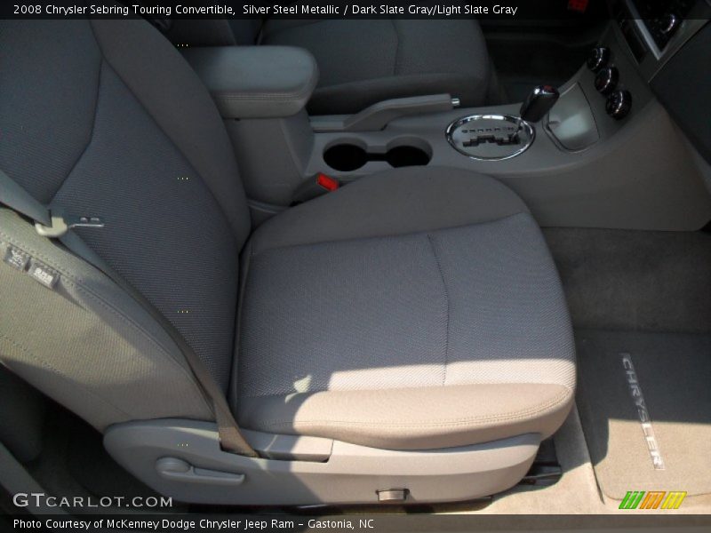 Silver Steel Metallic / Dark Slate Gray/Light Slate Gray 2008 Chrysler Sebring Touring Convertible