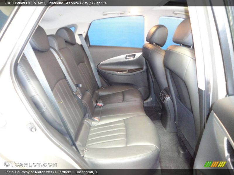 Platinum Graphite Gray / Graphite 2008 Infiniti EX 35 AWD