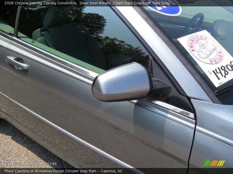 Silver Steel Metallic / Dark Slate Gray/Light Slate Gray 2008 Chrysler Sebring Touring Convertible