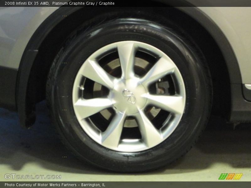 Platinum Graphite Gray / Graphite 2008 Infiniti EX 35 AWD