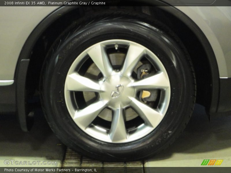 Platinum Graphite Gray / Graphite 2008 Infiniti EX 35 AWD